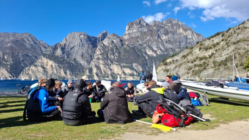 Gardasee Team-Meeting der ILCA-Gruppe    Bild: Timo Laukhardt