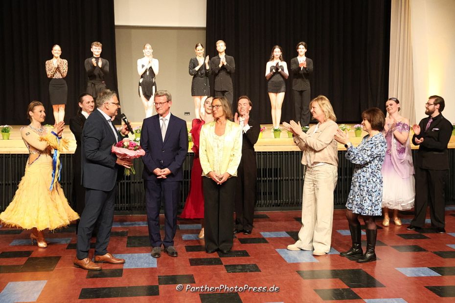 Abschluss einer gelungenen Veranstaltung und Dank an das Ehepaar Burger