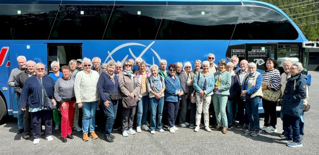 Reisegruppe des Sportkreises Gießen    Bild: Doris Lochmüller