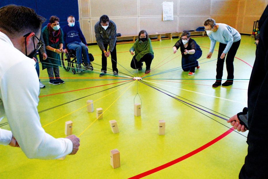 Gemeinschaftserlebnisse spielen im Rahmen von Aus- und Fortbildungsangeboten des Landessportbundes Hessen (LSBH) schon immer eine große Rolle.Foto: LSBH