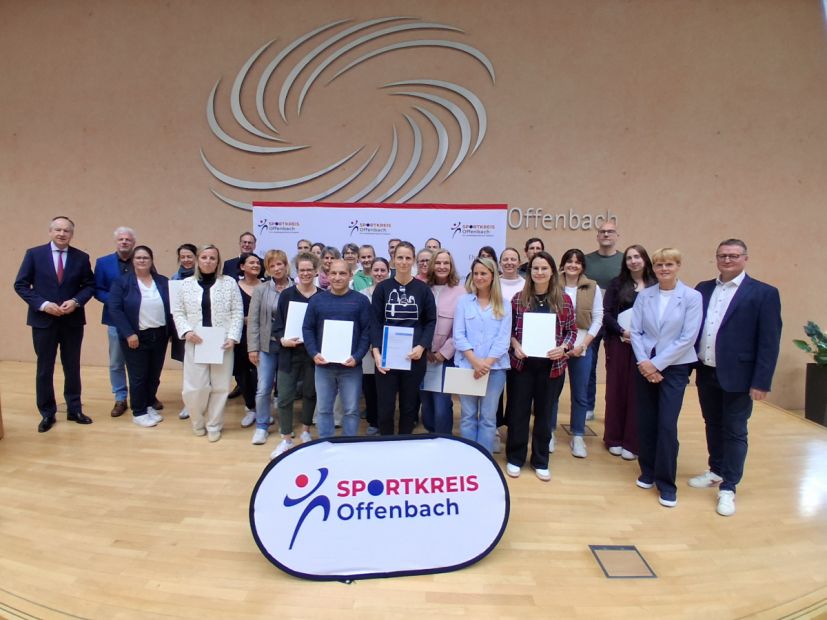 Volles Haus und volle Bühne beim Sportabzeichen-Ehrenabend 2026, im Dietzenbacher Kreishaus. Bild: Sportkreis Offenbach e.V.