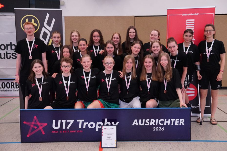 U17-Westauswahl bei der Trophy in Jena    Bild: floorballdeutschland/flickr