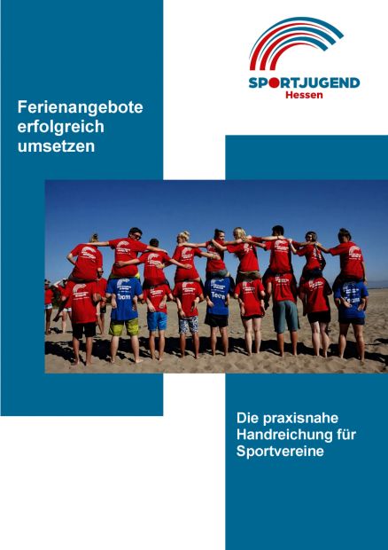 Die Broschüre informiert umfassend über Ferienangebote, die von Vereinen organisiert werden können.Foto: SJH/Kai Peters