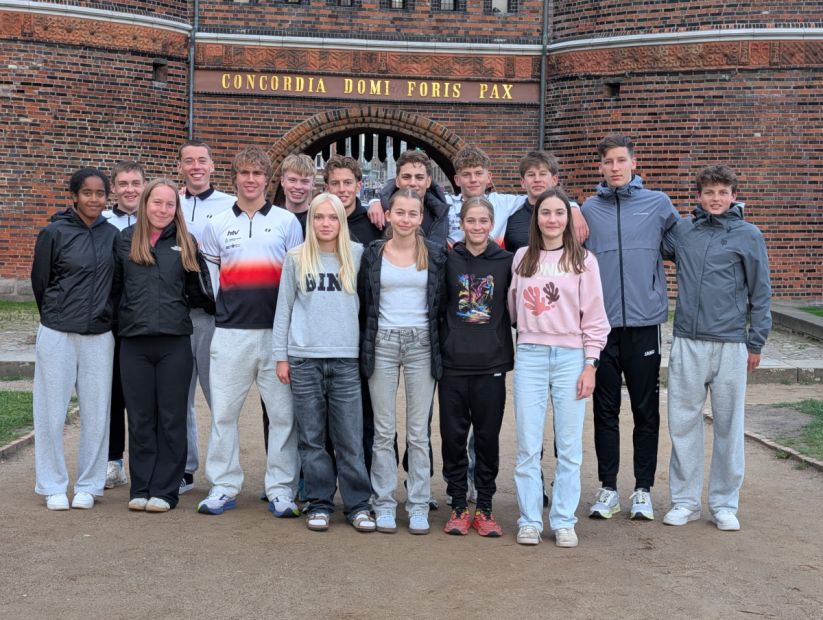 Der HTV-Landeskader trotzte den herausfordernden Bedingungen in Lübeck. Bild: Jens Kleinert