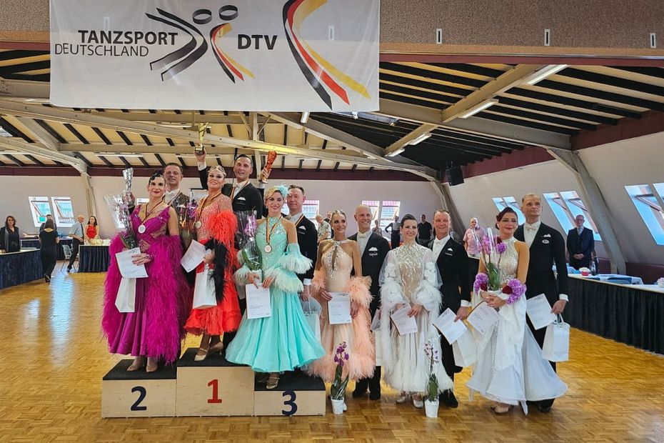 Siegerehrung DM Senioren II S-Standard