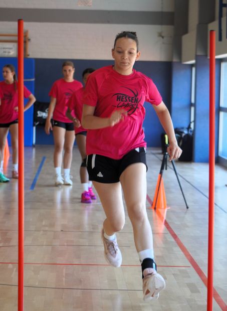 Neben Basketball standen diverse Leistungstests auf dem Programm Bild: Spissinger