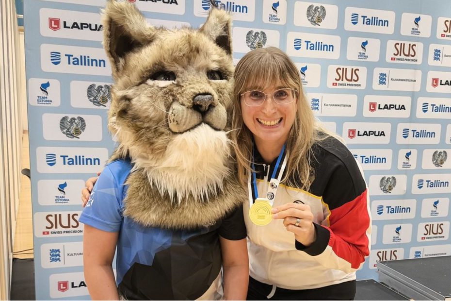 Daniela Vogelbacher gewann in Tallinn sensationell die Goldmedaille im Laufende