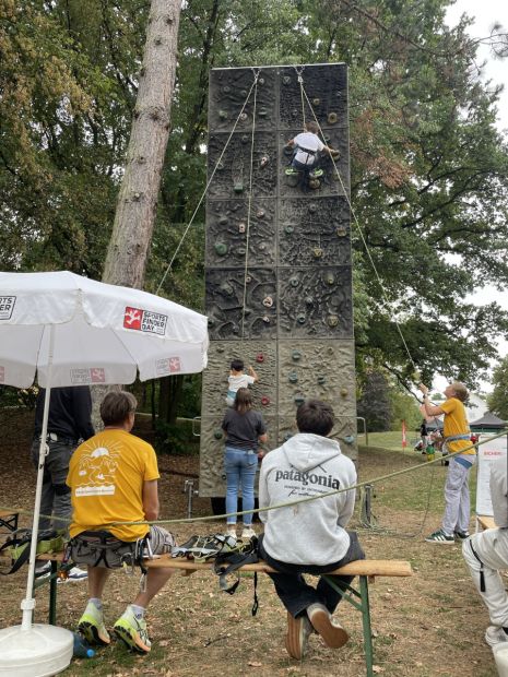 Kletterwand der Sportjugend Hessen