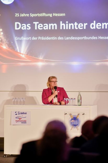 Juliane Kuhlmann - Präsidentin Landessportbund Hessen    Bild: Mike Wenski