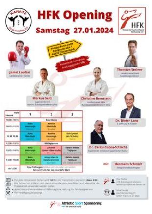 Hessischer Karate Verband läd ein zur Saisoneröffnung 2024