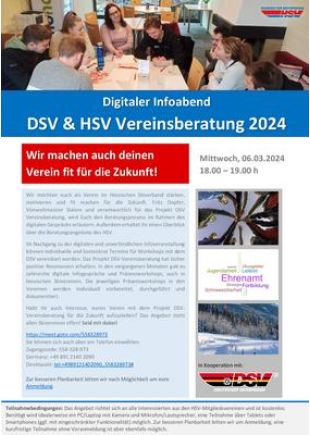 Einladung Infoabend DSV-Vereinsberatung