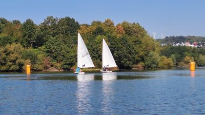 Boote auf Raumschotkurs.                Bild: Foto Gisela Rupp