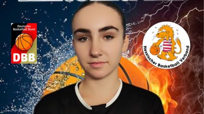 Antonia Illi (SG Weiterstadt/ Bc Darmstadt-Roßdorf) wurde nach dem DBB-Leistungscamp in die U15-Nationalmannschaft berufen.                Bild: Spissinger