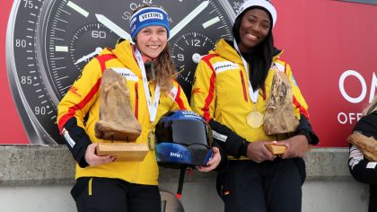 Cynthia Kwofie rechts auf dem Bild                Bild: Viesturs Lacis