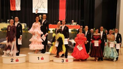 Die Siegerehrung der Masters II S-Standard                Bild: Robert Panther