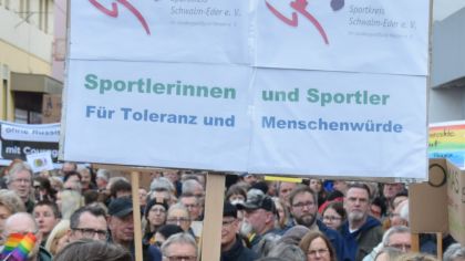 Teilnehmer/innen in Schwalmstadt-Treysa                Bild: Günter Brandt