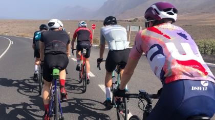 750 Radkilometer sammelten die Nachwuchstriathleten in zwölf Tagen.                Bild: Frederik Krause