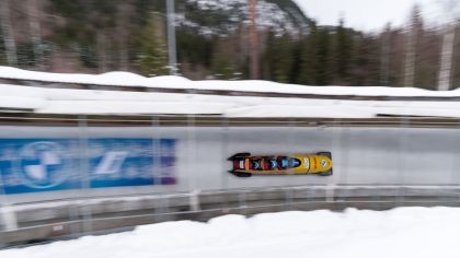 Ammour Viererbob im Eiskanal                 Bild: Steffen Hänsel
