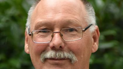 Zufrieden: Sportabzeichen-Referent Peter Kohl                Bild: Gerhard Strohmann
