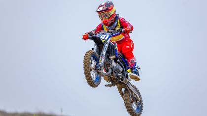 Motocross Europameisterschaft in Svebolle Dänemark, Luca Nierychlo                Bild: Dary Karina