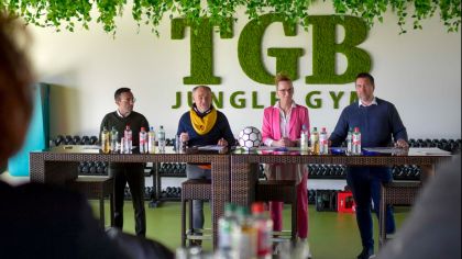 Die diesjährige Bilanzpressekonferenz des Sportkreises fand bei der TG Bornheim statt.                 Bild: Kai Peters