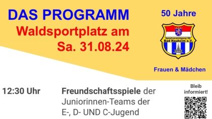 Auf die Gäste des Jubiläums wartet ein attraktives Programm.                Bild: Spvgg