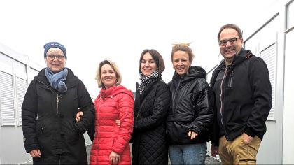 Foto v. l.: Gabi Mötzung, Tanja Schuller, Kateryna Horina, Franziska Knetsch, Thomas Bock