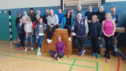 TN-Gruppe der Übungsleiterausbildung 2023/24                Bild: Bärbel Dobsza