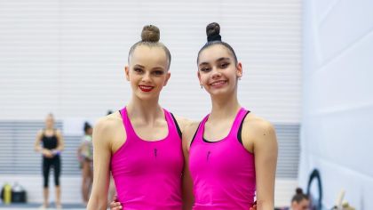 Luiza Lyubimova und Anastasia Tutas.
                Bild: Mariya Muzychenko