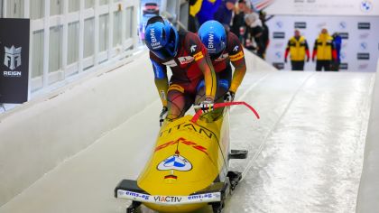 Johannes Lochner/Joshua Tasche am Start                Bild: Michael Schwab