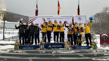 Joshua Tasche ganz rechts                Bild: IBSF