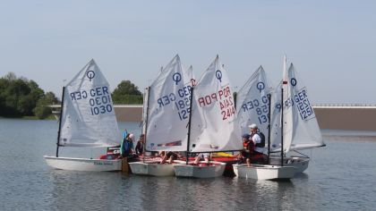 Offenes Optitraining an der Niddatalsperre                Bild: Markus Heinbücher
