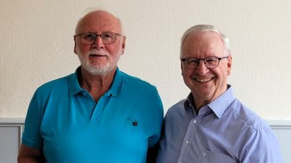 v.l. Wolfgang Bingel, Manfred Schmidt                Bild: Sportkreis Rheingau-Taunus