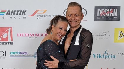 Jörg und Alexandra Heberer (TSC Blau-Weiß Walldorf d. TGS 1896)                Bild: Heberer