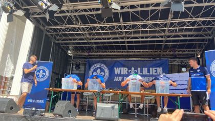 Jede Menge Spaß mit den Lilien!                Bild: SV Darmstadt 98