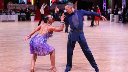 Marc Becker und Nicole Giersbeck (TTC Fortis Nova Maintal)                Bild: Robert Panther