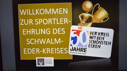 Auch in diesem Jahr konnten der politische Kreis und der Sportkreis Schwalm-Eder eine große Anzahl Sportlerinnen, Sportler und Ehrenamtliche ehren.                Bild: Günter Brandt