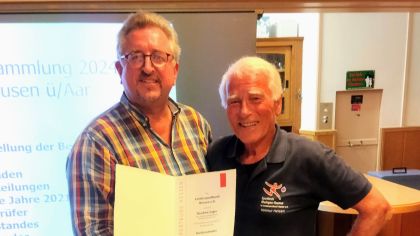 v.l. Joachim Sager, Helmut Heisen                Bild: Sportkreis