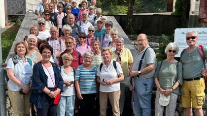 Die Gießener Reisegruppe.                Bild: Lochmüller