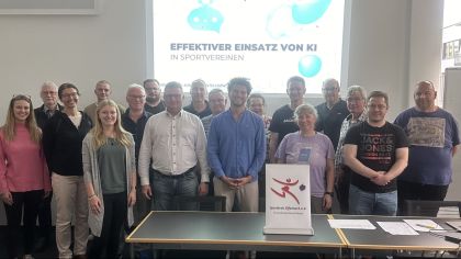Workshop 1 zum Thema Künstliche Intelligenz                Bild: Sportkreis Offenbach