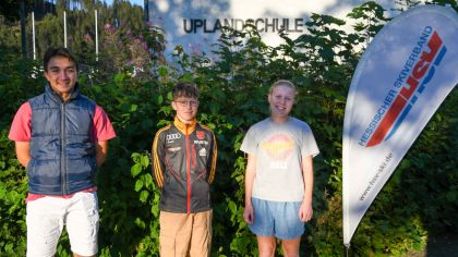 Lennart Rutenkolk, Philipp Beckmann und Jana Hammen starten neu am Skiinternat in Willingen                Bild: Jan Simon Schäfer
