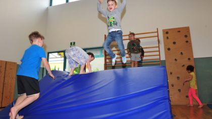 Fortbildung "Es bewegt sich was in Verein, Kindergarten und Schule" im Sportkindergarten Weiterstadt                 Bild: SG Weiterstadt
