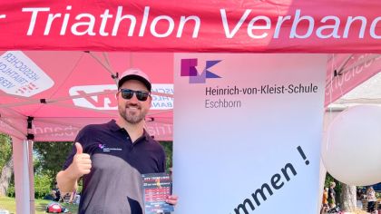 Benjamin Friedrich ist seit 26.  August Sportlehrer an der Heinrich-von-Kleist-Schule Eschborn.                Bild: Jens Kleinert