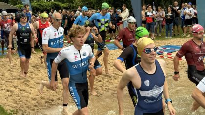 Der Heinerman in Darmstadt richtete 2024 ein Rennen der 1. und 2. Hessenliga aus. Im kommenden Jahr startet die Regionalliga Mitte  am Woog-Strand.                Bild: Uwe Seger