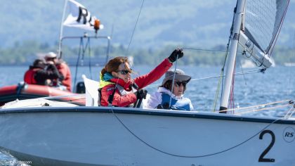 Die Frauencrew Hannah Alix und Laura Weise beim 1. Event des Kettler Deutschland Cup                Bild: Sven Jürgensen