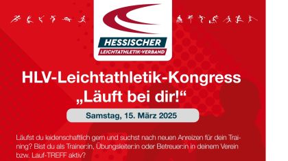Offizieller Flyer zum HLV-Kongress "Läuft bei dir!"