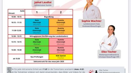 Flyer zur Info                Bild: Hessischer Karate Verband (HFK)