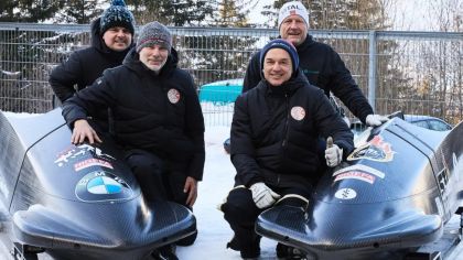 Erfolgreiche Fürther von links  Alexander Herrmann, Martin Fischer, Peter Hinz und Peer Jöchel                Bild: BC Fürth   WNOZ