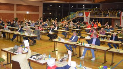 Sportkreistag in 2022 in der Mehrzweckhalle Frommershausen                Bild: Sabine Stiehl