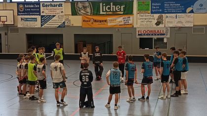 U15-Westauswahltraining am 27.04.2025 in Butzbach                Bild: Karsten Kever